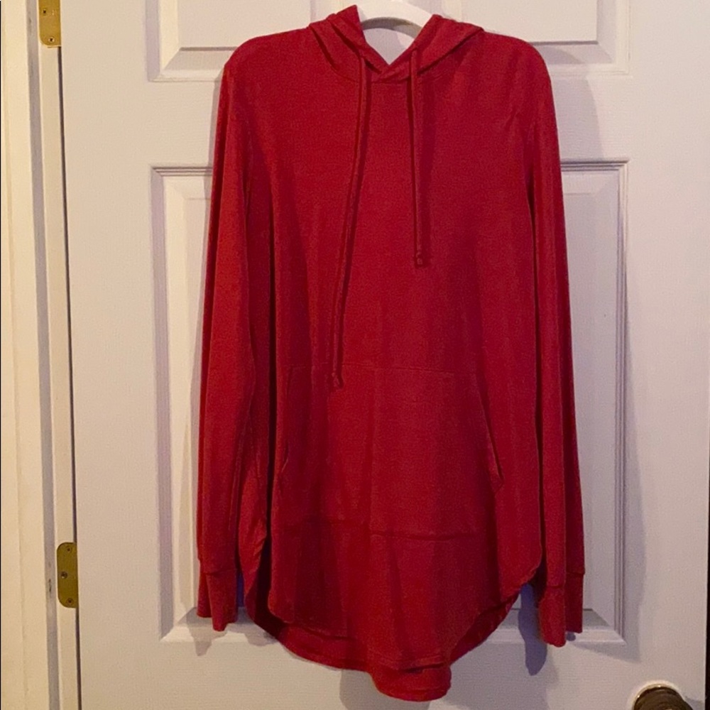 Red hoodie